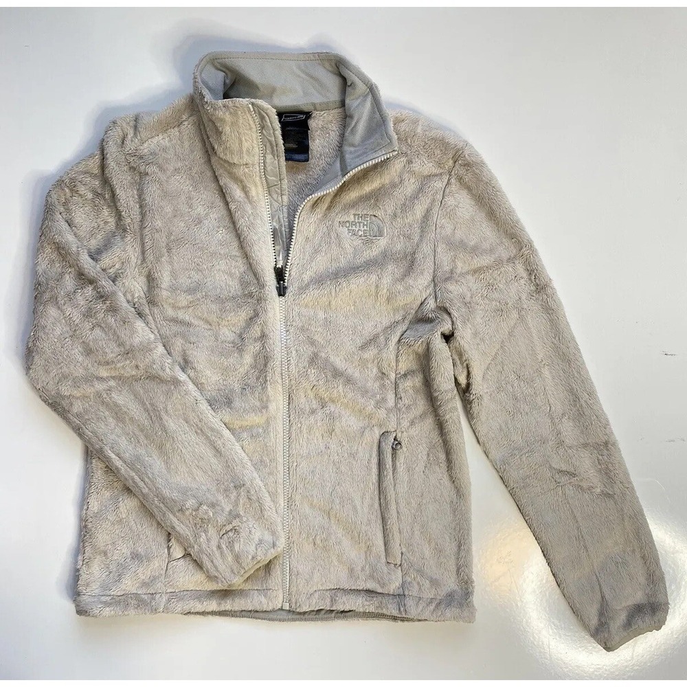 The North Face Osito Fleece Fill Zip‎ Jacket / Silver Gray / Women's Size Small